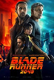 Poster for Blade Runner 2049 with Ryan Gosling and Harrison Ford