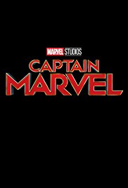 Captain Marvel title logo on black