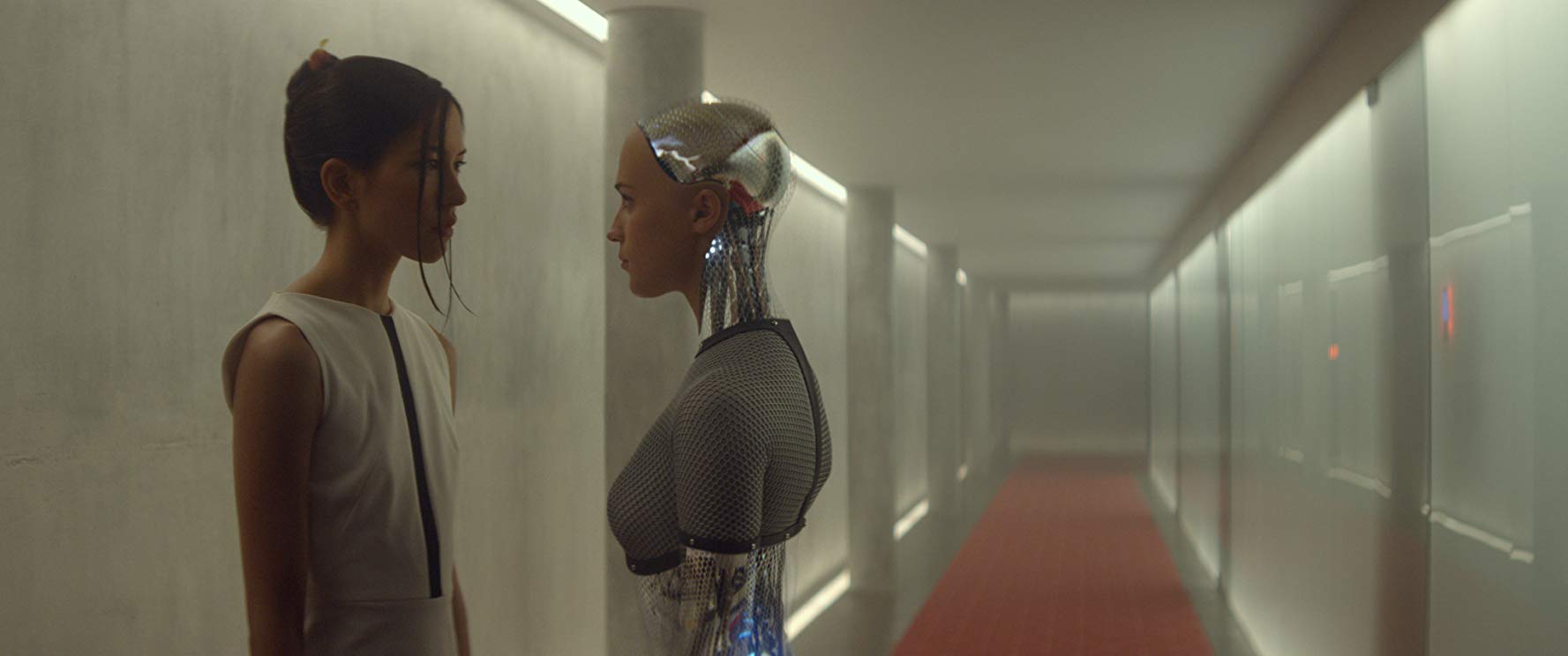 Ex Machina, starring Alicia Vikander, Domhnall Gleeson, Oscar Isaac
