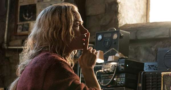 A Quiet Place, staring: Emily Blunt, John Krasinski