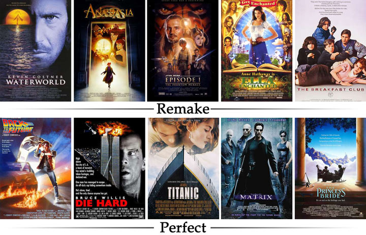 Remake vs Perfect movies