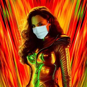 Wonder Woman 1984 with mask