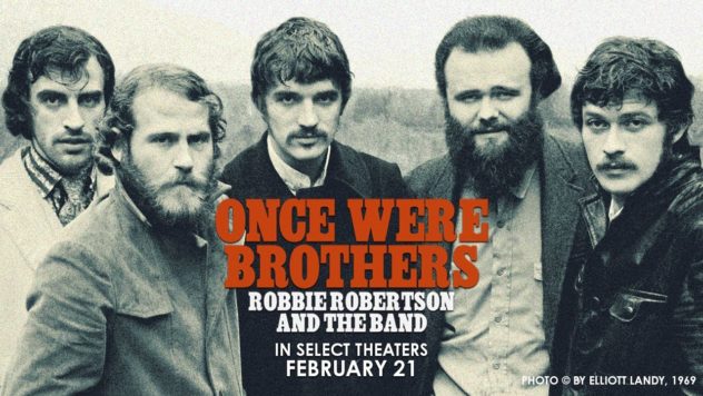 Banner for Once Were Brothers: Robbie Robertson and The Band in a 1969 photo