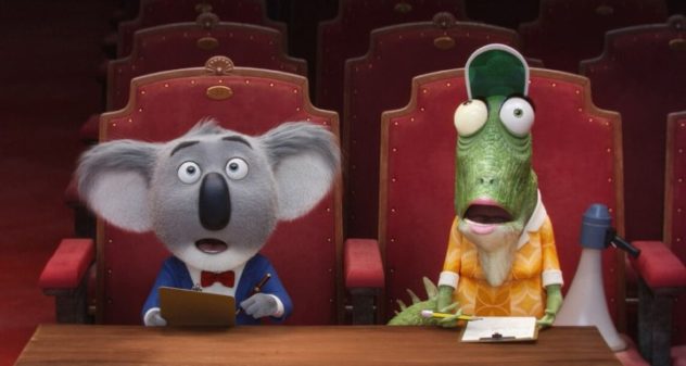 Matthew McConaughey in the movie sing 1
