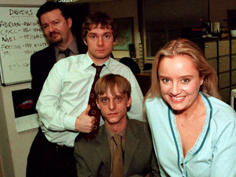 Martin Freeman and cast in The Office (UK, 2001)