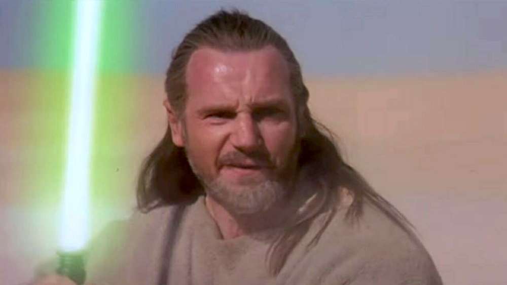 Liam Neeson in Star Wars: Episode I – The Phantom Menace (1999)